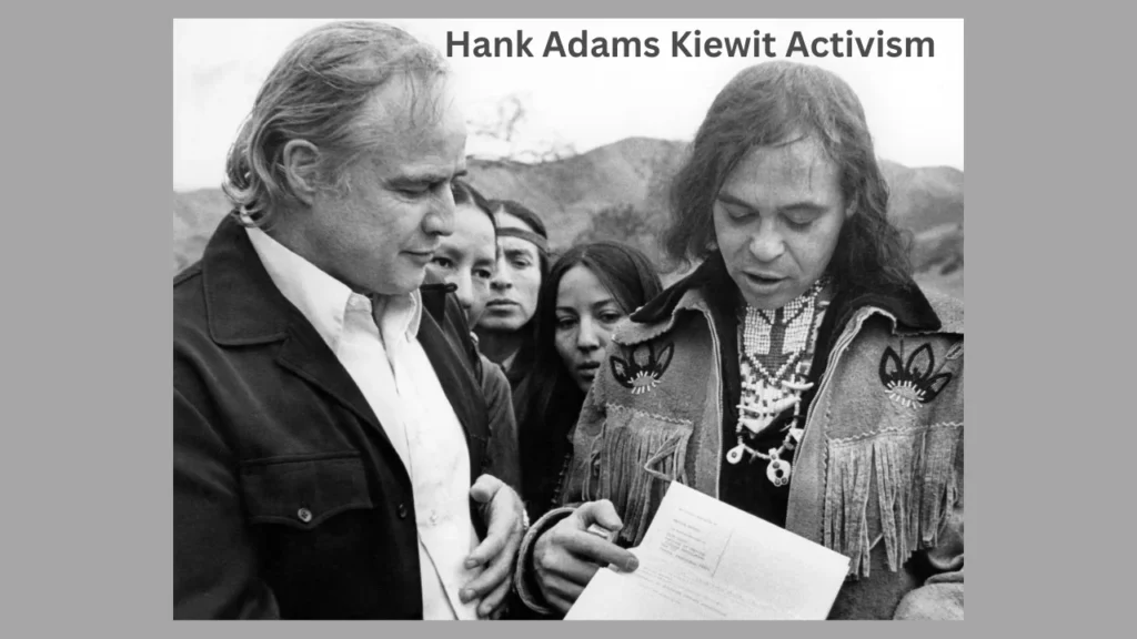 Hank Adams Kiewit Activism
